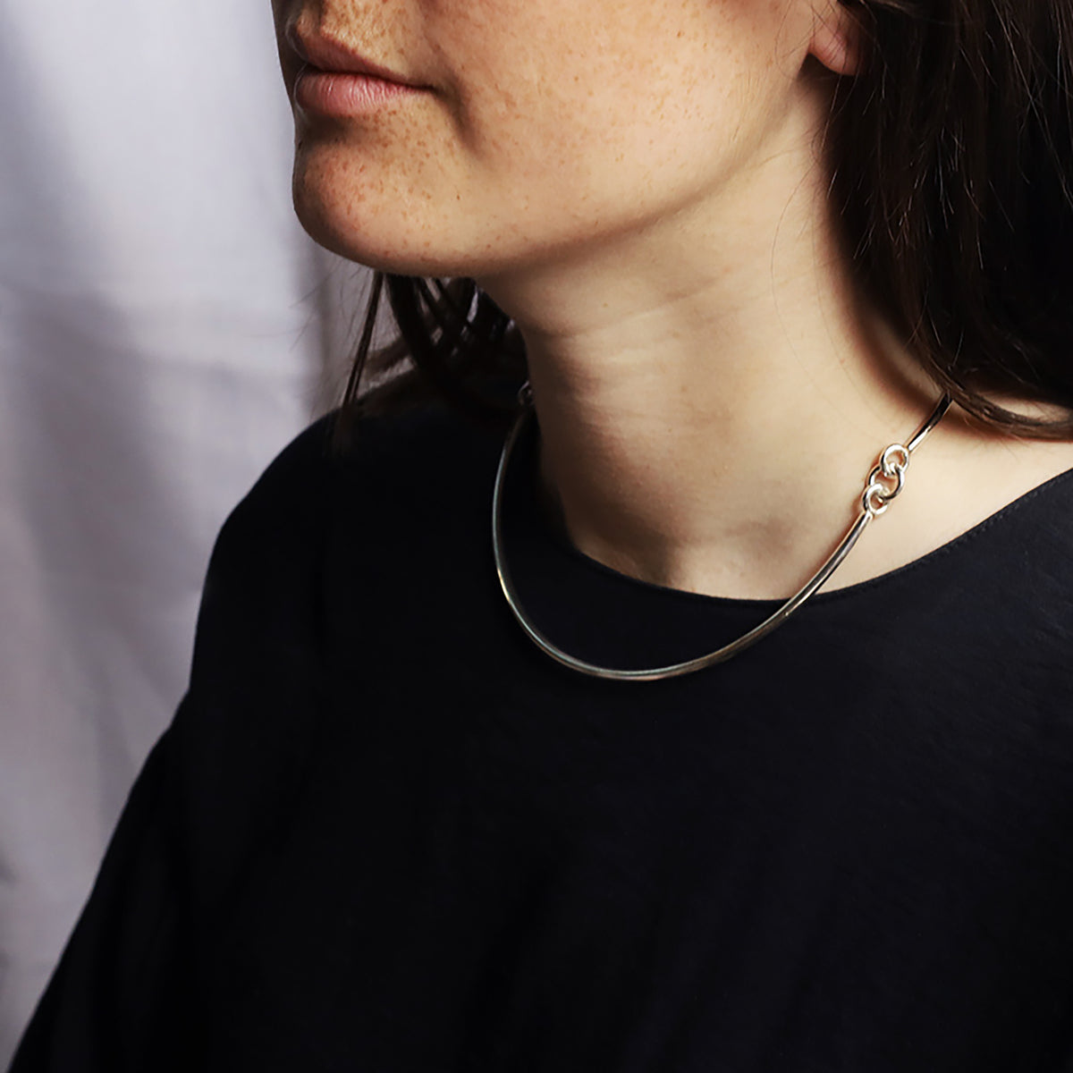 Handmade Three Piece Balustrade Neck Ring ~ Sterling Silver– Sargisons ...